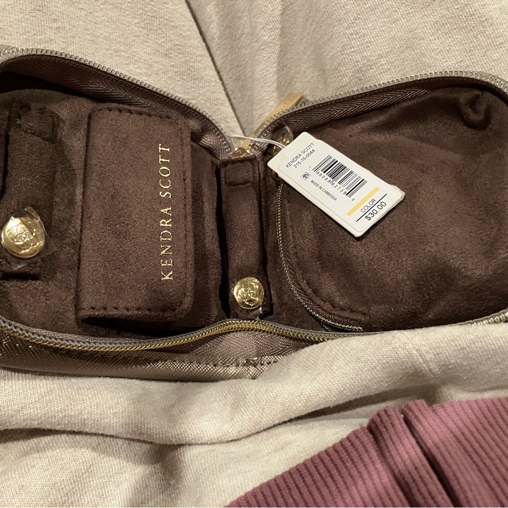 Kendra Scott Gold Jewelry Pouch